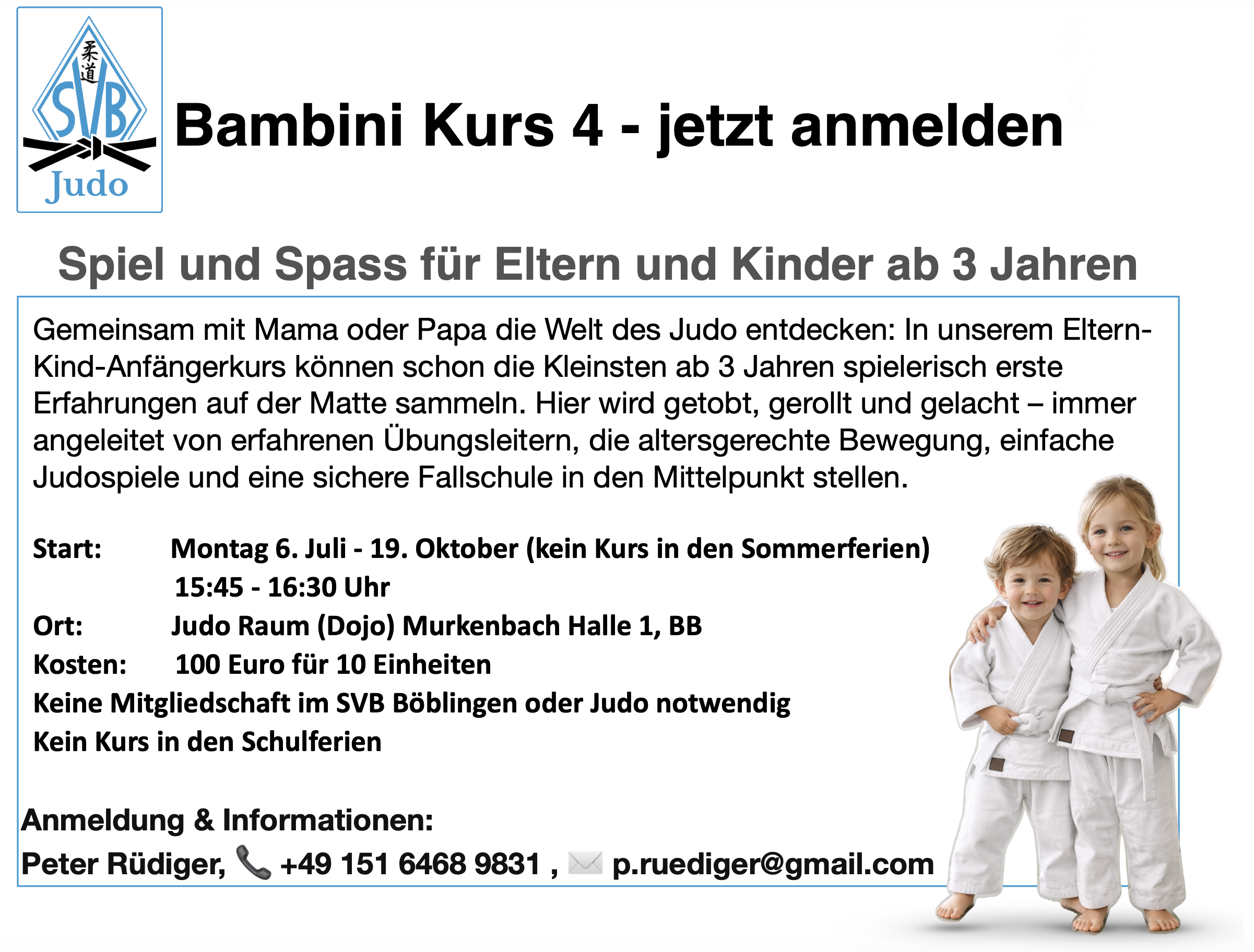 Bambini Kurs 4 - ab 3 Jahre