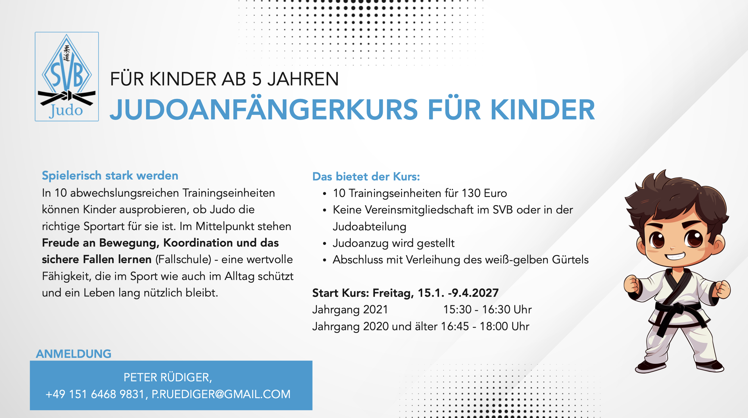Anfängerkurs für Kinder – ab 5 Jahre